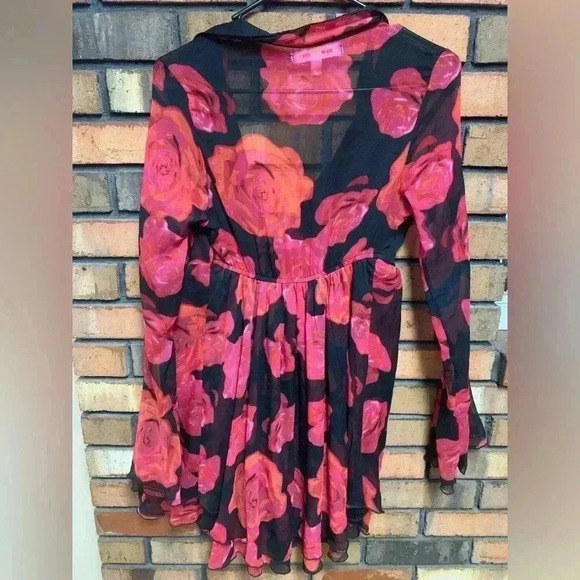 Urban Outfitters Uo Kiki Tie-front Mini Dress - Picture 3 of 5